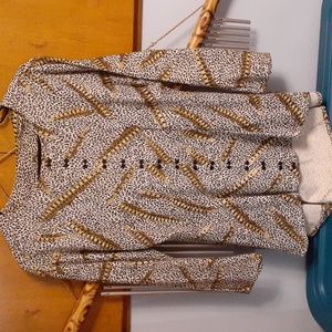 For sale! Vintage! Animal print ladies top  size 8